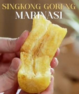 Singkong goreng marinasi. (YouTube Simple Rudy)